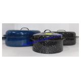 Lot of (3) Roasters