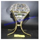 Diamond Candle Stick Holder 3"