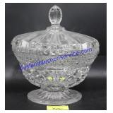 Glass Candy Dish 8"