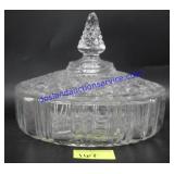 Glass Candy Dish 6"