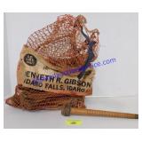Bag of Antique Wooden Spools