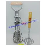 Vintage Flint Mixer and Potato Masher