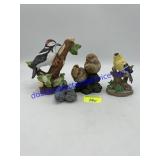 Lot of (4) Bird Statues