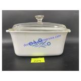 Vintage 7 x 5 Corningware Dish & Lid