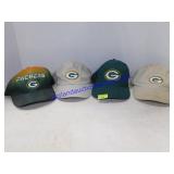 Lot of (4) Packer Hats