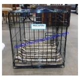 Metal Pet Kennel with Side and Front Door24x19x17