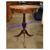 Round Wooden Side Table 27x20