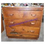 Wooden (3) Drawer Dresser 36x36x22
