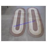 Pair of Long Rugs 67x24