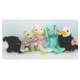 Lot of (5) TY Beannie Babies