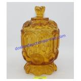 Tall Glass Candy Dish 8"