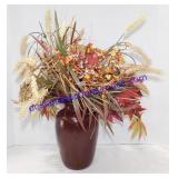 Vase with Fall Arrangement 19"