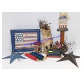 Flat of Americana Decor