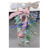 Decorative Wooden Sled 33x18