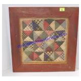Framed Quilt Piece 23x23