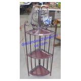 3 Shelf Corner Metal Stand 40x15x10