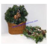 Wreath and Decorative Basket