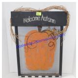 Welcome Autum Decorative Screen 24x18