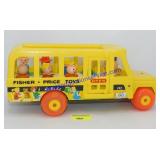 Vintage Fisher-Price School Bus and Figurines