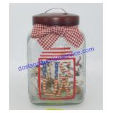 Decorative USA Jar 8"
