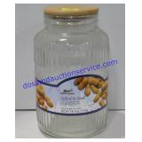 Glass Peanut Jar 14"