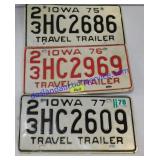 Lot  of (3) 1970