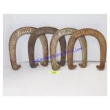 Lot of (4) Ringer Horse Shoes