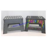 Pair of Plastic Folding Step Stools