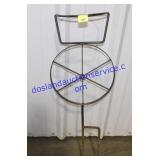 Wheel Plat Stand 36"