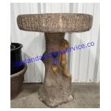 Cement Bird Bath (28")