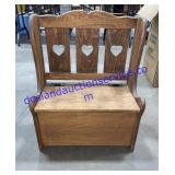 Small Wooden Bench (24 x 19 x 11)