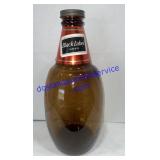Large Black Label Glass Beer Jar (18")