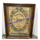 Antique German Print (24 x 19)