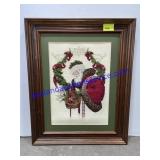 Embroidered Santa Picture (20 x 15)