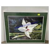 Marian Wegman Flower Print (33 x 26)