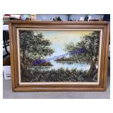 Perez Scenery Canvas Painting (44 x 32)