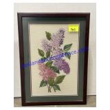 Embroidered Flower Picture (15 x 11)