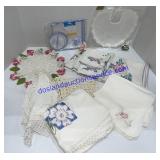 Variety of Embroidered Linens