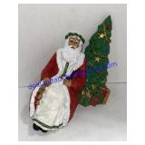 Shelf Sitting Santa Decor (10")