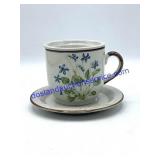 Stoneware Cup & Saucer