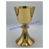 Gold Colored Chalice (8")