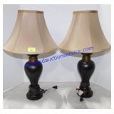 Pair of Lamps 25"