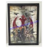 Wooden Star Wars Picture (28 x 21)