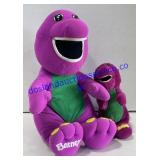 Pair of Stuffed Barney