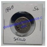 1868 Shield 5 Cent Piece