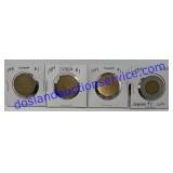 Lot of (4) Canadian Currency