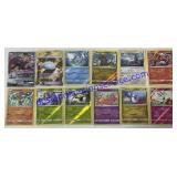 Lot of (12) Copyright 2019 Holographic Pokémon