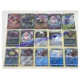 Lot of (15) Copyright 2020 Holographic Pokémon