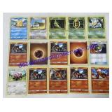 Lot of (15) Copyright 2016 Pokémon Cards