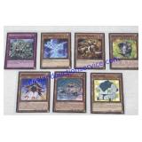 Lot of (7) 1996 1st Edition Holographic Yu-Gi-Oh